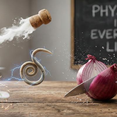 2025年、物理学が解き明かした「日常の驚き」――線虫のジャンプからビールの泡まで