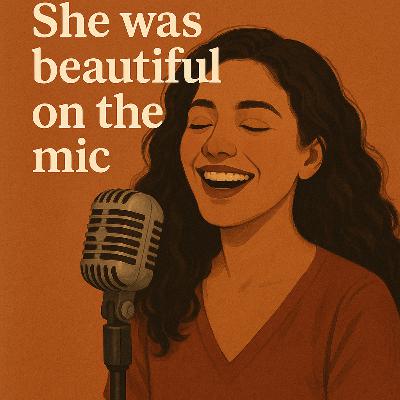 She was beautiful on the mic