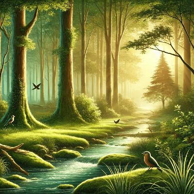 😴🌲 Listen to the soothing sounds of a FOREST and enjoy Restorative sleep
