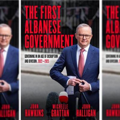 Meet the author - John Hawkins, Michelle Grattan and John Halligan recording Meet the author - John Hawkins, Michelle Grattan and John Halligan recording