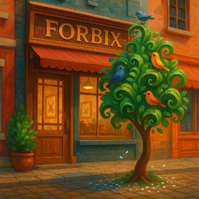 FORBIX IL PARRUCCHIERE DAL TOCCO D’ARTISTA
| Una Storia Breve Scritta da Lucia & Marco Ciappelli (Versione in Italiano) | Storie Sotto Le Stelle Podcast | Storie Brevi Per Bambini E Giovani Di Cuore FORBIX IL PARRUCCHIERE DAL TOCCO D’ARTISTA
| Una Storia Breve Scritta da Lucia & Marco Ciappelli (Versione in Italiano) | Storie Sotto Le Stelle Podcast | Storie Brevi Per Bambini E Giovani Di Cuore