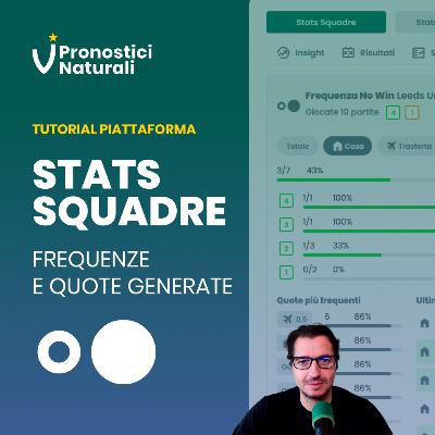 Statistica Frequenze ritardi delle squadre e Quote generate ⚽