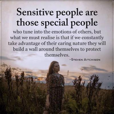 Sensitive people
