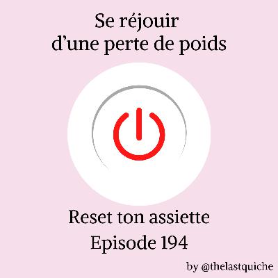 Se réjouir d'une perte de poids