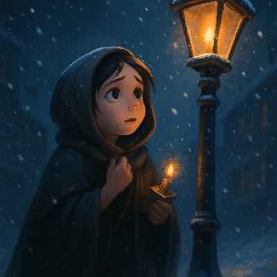 The Little Match Girl by Hans Christian Andersen ~ Full Audiobook [christmas]