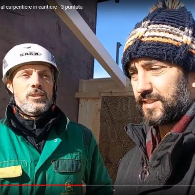 25-Intervista in cantiere al carpentiere di una casa in balle di paglia