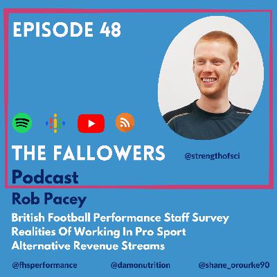 Ep 48 - Rob Pacey. British Performance Staff Survey. Realities Of Working In Pro Sport. Multiple Revenue Streams. Advice For Young Coaches.