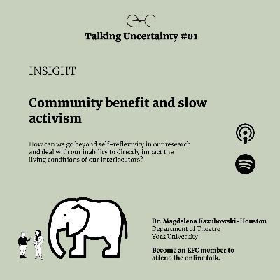 TU#01 Insight - Community benefit and slow activism