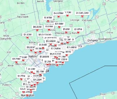 Weekly Sold Report for Toronto GTA (Week 34)