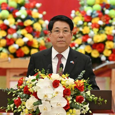 Tiêu điểm - Chủ tịch nước Lương Cường chủ trì chiêu đãi trọng thể Tổng Thư ký Liên hợp quốc Tiêu điểm - Chủ tịch nước Lương Cường chủ trì chiêu đãi trọng thể Tổng Thư ký Liên hợp quốc