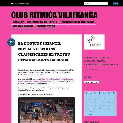 Club Rítmica Vilafranca 2-10-17 Club Rítmica Vilafranca 2-10-17