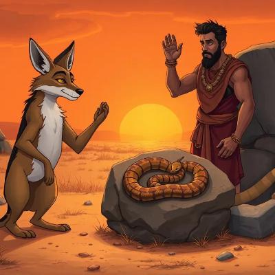 The White Man, the Snake, and the Jackal: An African Folktale of Justice and Trickery The White Man, the Snake, and the Jackal: An African Folktale of Justice and Trickery