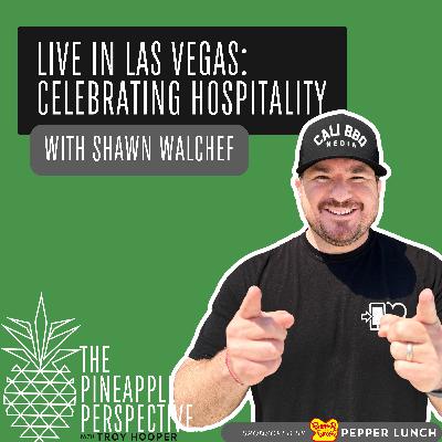 050: Our 50th Episode is Live from Las Vegas at Pepper Lunch with Shawn Walchef of Cali BBQ Media