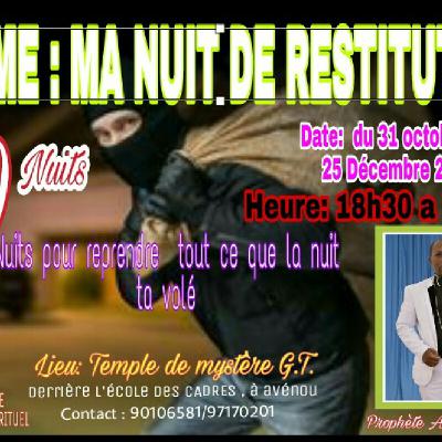 RESUMÉ DES DEUX PREMIERS JOURS DE 40 NUIT DE VEILLE