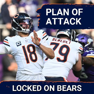 How Caleb Williams adapted to Brian Flores blitz, and how Chicago Bears defense attacked JJ McCarthy