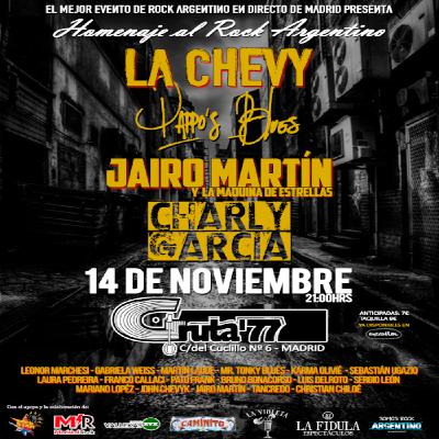 Homenaje al rock argentino en Gruta77. Entrevista a John Chevyk. Homenaje al rock argentino en Gruta77. Entrevista a John Chevyk.