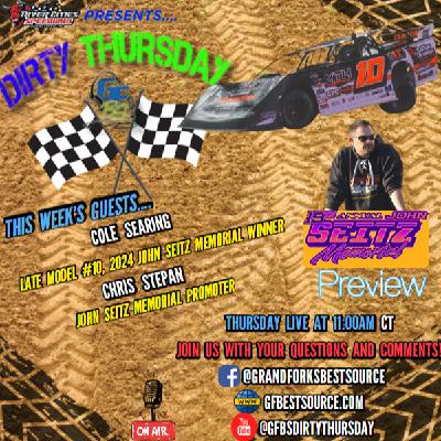 RCS DIRTY THURSDAY – with Late Model #10, Cole Searing & John Seitz Memorial Promoter, Chris Stepan - 9-4-2025 RCS DIRTY THURSDAY – with Late Model #10, Cole Searing & John Seitz Memorial Promoter, Chris Stepan - 9-4-2025