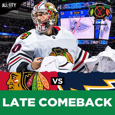 Hawks Score LATE COMEBACK vs Blues for First Preseason Win | CHGO Blackhawks Podcast