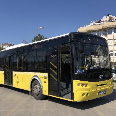 ASMR Bus - Public Transportation in Istanbul | 4 | Güleryüz Cobra | Full Ride White Noise