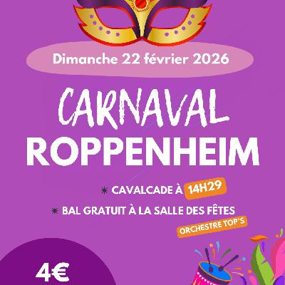 Roppenheim : carnaval dimanche 22 février