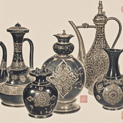 第七章 胡瓶造型演变——从萨珊银光到唐瓷风骨 第七章 胡瓶造型演变——从萨珊银光到唐瓷风骨