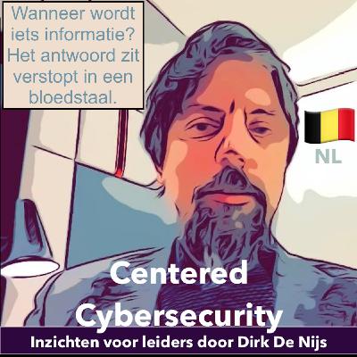 Wanneer wordt iets informatie -  Het antwoord zit verstopt in een bloedstaal