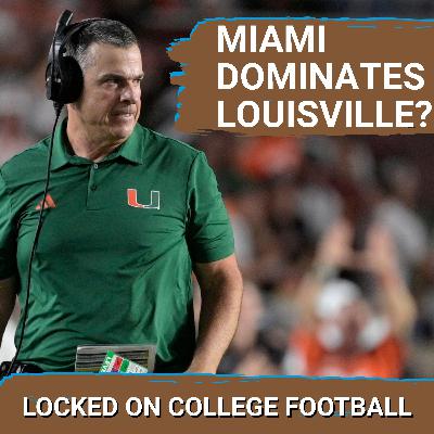 Miami Hurricanes STEAMROLL Louisville Cardinals | USC Underrated at Notre Dame? | Nebraska Careful! Miami Hurricanes STEAMROLL Louisville Cardinals | USC Underrated at Notre Dame? | Nebraska Careful!