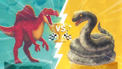 Spinosaurus vs Titanoboa