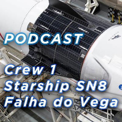 Crew Dragon transporta 4 astronautas para a ISS