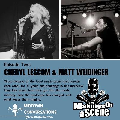 Cheryl Lescom and Matt Weidinger