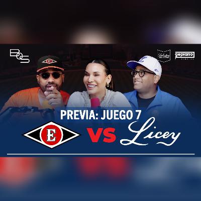PREVIA: JUEGO 7 (LICEY VS ESCOGIDO) [EN VIVO]