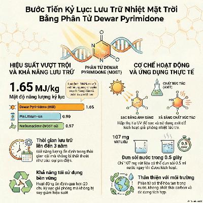 Đóng Chai Ánh Nắng: Nhiên Liệu Phân Tử Lưu Trữ Nhiệt 3 Năm ☀️🧪 Đóng Chai Ánh Nắng: Nhiên Liệu Phân Tử Lưu Trữ Nhiệt 3 Năm ☀️🧪
