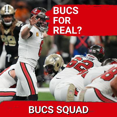 BUCS SQUAD SHOW: Bucs CRUSH New Orleans Saints in Rivalry Win | Is Tampa Bay for REAL? BUCS SQUAD SHOW: Bucs CRUSH New Orleans Saints in Rivalry Win | Is Tampa Bay for REAL?