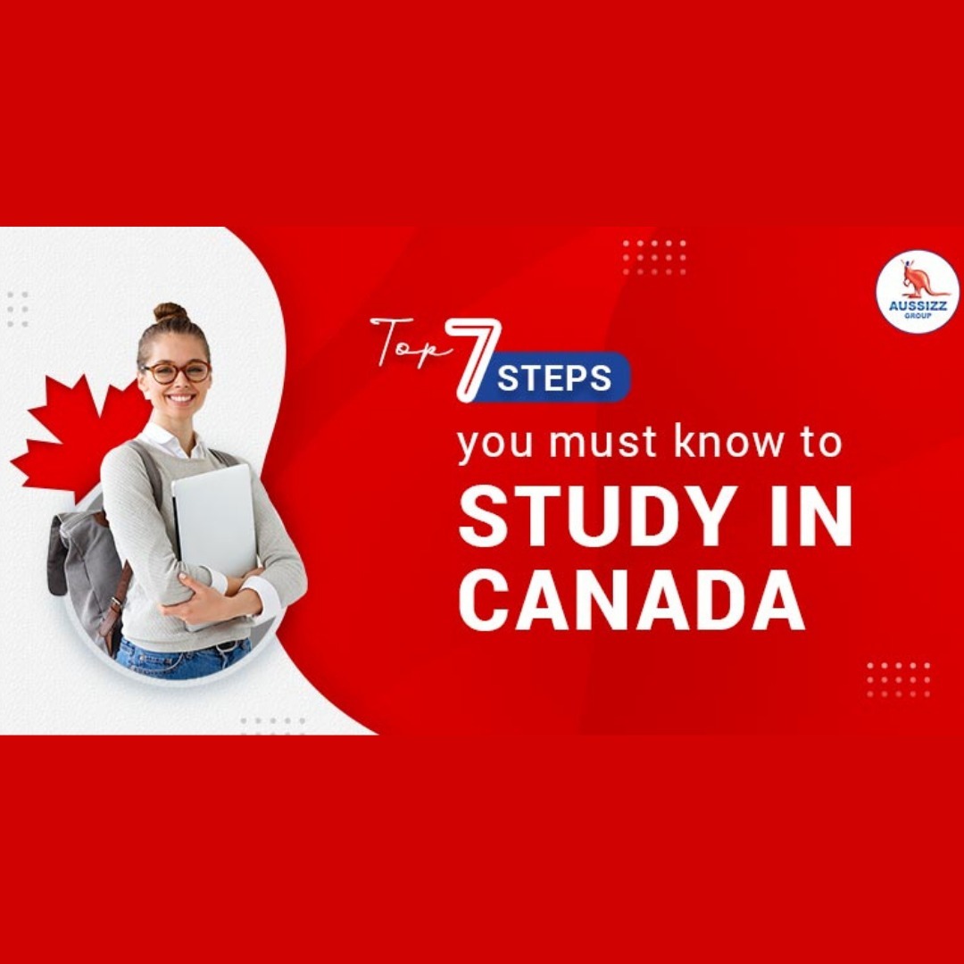 Top 7 steps you must know to Study in Canada
