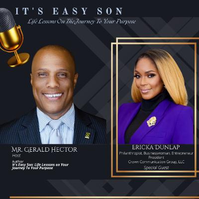 Gerald Hector talks with Ericka Dunlap on It's Easy Son