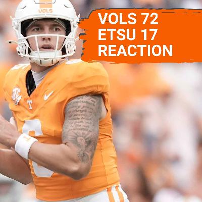 REACTION: Tennessee DESTROYS ETSU with Program-Record 72 POINTS!