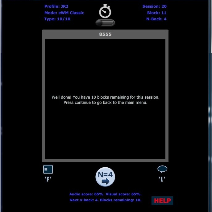 Self Monitoring, Keeping Your "Head In the Game" and Dual N Back