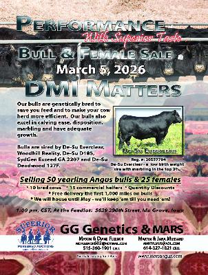 GG Genetics & Mars Angus Production Sale GG Genetics & Mars Angus Production Sale