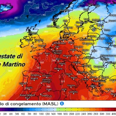 Previsioni 11-13 novembre: l’estate di San Martino