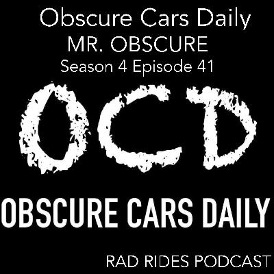 Obscure Cars Daily - Mr. Obscure