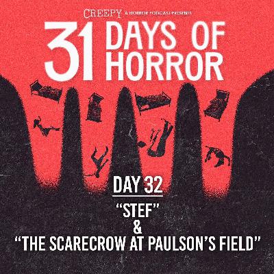 Day 32 - Stef & The Scarecrow in Paulson's Field