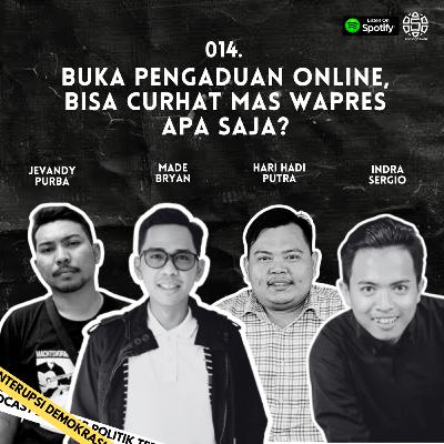 Buka Pengaduan Online, Bisa Curhat Mas Wapres Apa Saja?