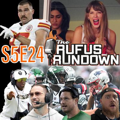 S5E24 - COACH PRIME AND DAN LANNING - TRAVIS AND TAYLOR - MAC JONES DIRTY!? - NFL PWR RANKINGS