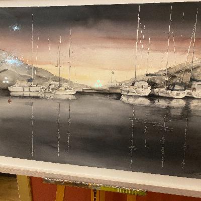 Ögoncasten Januari 2025. Följ med till torsdagsklubben och gå på akvarellutställning.