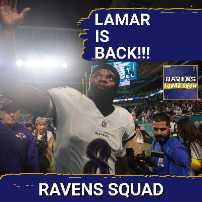 RAVENS SQUAD SHOW: Lamar Jackson's EXPLOSIVE return LAUNCHES Baltimore Ravens past Miami Dolphins RAVENS SQUAD SHOW: Lamar Jackson's EXPLOSIVE return LAUNCHES Baltimore Ravens past Miami Dolphins