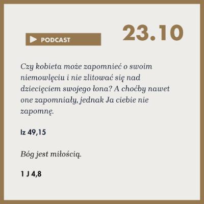 Poranek ze Słowem na 23 października 2025 Poranek ze Słowem na 23 października 2025