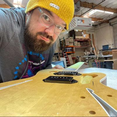 Doug Kauer: Founder of Kauer Guitars. Quite cromulent. Doug Kauer: Founder of Kauer Guitars. Quite cromulent.