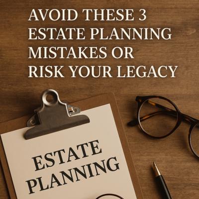Avoid These 3 Estate Planning Mistakes That Could Cost You Everything