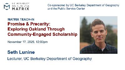 Matrix Teach-In: Seth Lunine