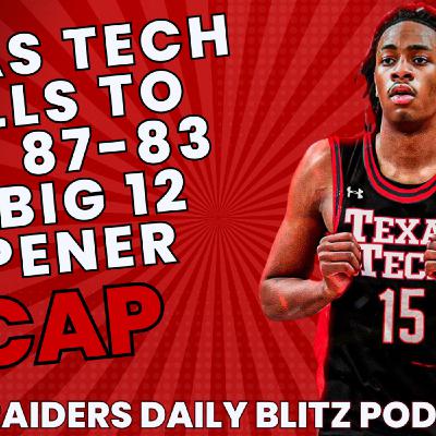 Texas Tech Falls to UCF 87-83 in Big 12 Opener